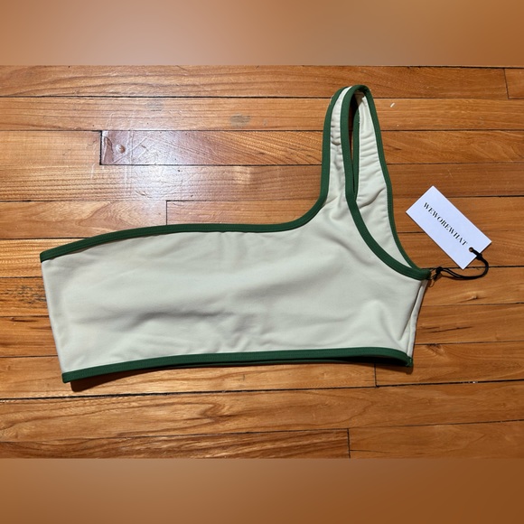 Contrast One-Shoulder Sports Bra - M - Picture 2 of 4